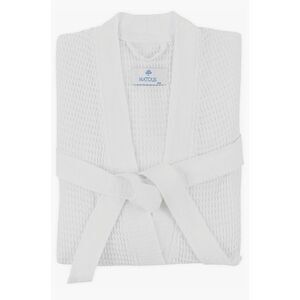 Matouk Kiran Turkish Waffle Knit Bath Robe Small/Medium Unisex Cotton Bamboo